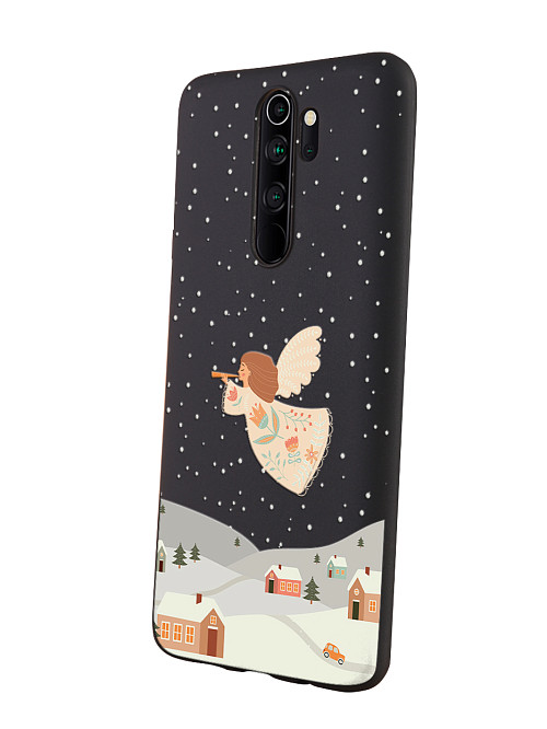 Силиконовый чехол для Xiaomi Redmi Note 8 Pro "Рождественский ангел"