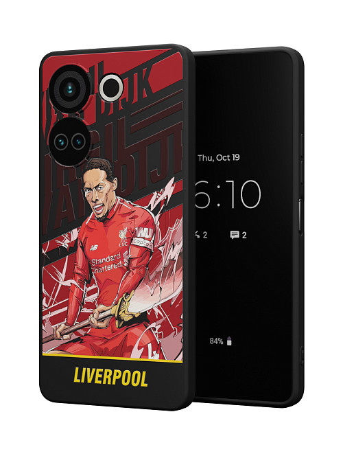 Силиконовый чехол для Tecno Camon 20 "NOVEL: Liverpool"