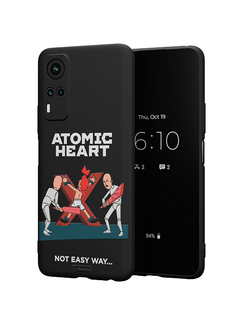 Силиконовый чехол для Vivo Y53S (4G) "Atomic Heart: Not Easy Way"
