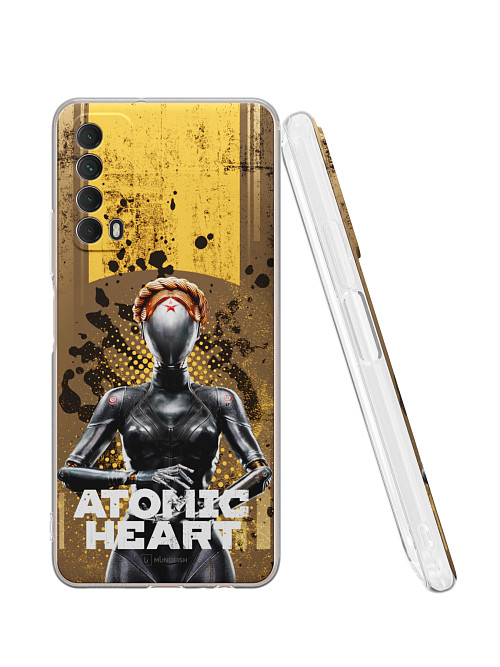 Силиконовый чехол для Huawei P Smart (2021) "Atomic Heart: Левая близняшка"