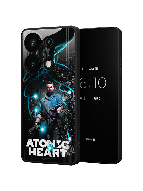 Силиконовый чехол для Poco M6 Pro (4G) "Atomic Heart: ХРАЗ"