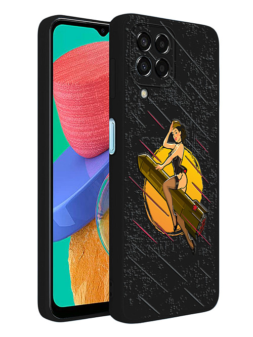 Силиконовый чехол для Samsung Galaxy M33 (5G) Пин ап ракета