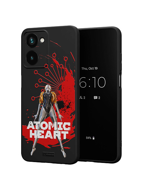 Силиконовый чехол для realme 10 (4G) "Atomic Heart: Правая близняшка"