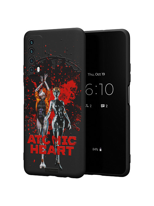 Силиконовый чехол для Huawei P Smart (2021) "Atomic Heart: Близняшки"