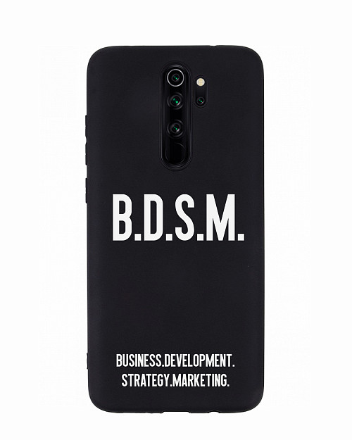 Силиконовый чехол для Xiaomi Redmi Note 8 Pro "B.D.S.M."