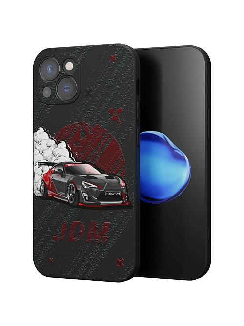 Силиконовый чехол для Apple iPhone 13 "JDM чёрная машина" Силиконовый чехол для Apple iPhone 13 "JDM чёрная машина"