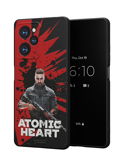 Силиконовый чехол для Poco X5 Pro (5G) "Atomic Heart: Майор Нечаев"