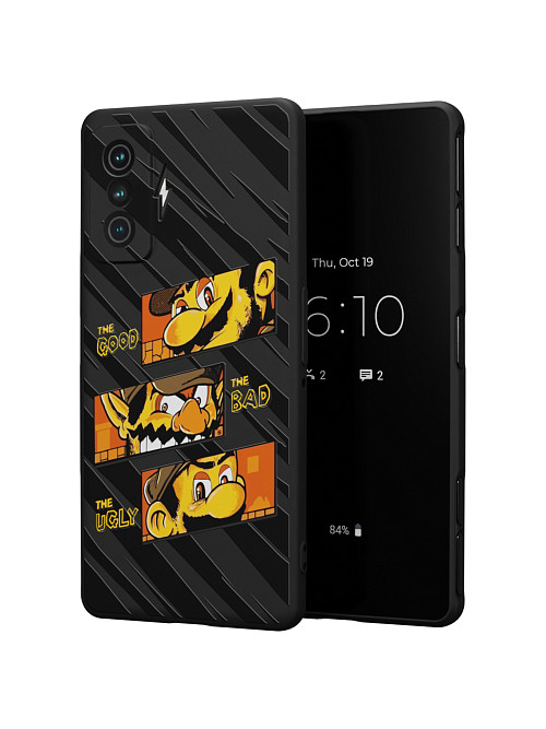 Силиконовый чехол для Xiaomi Redmi K50 Gaming Edition "NOVEL: Good Bad Ugly"