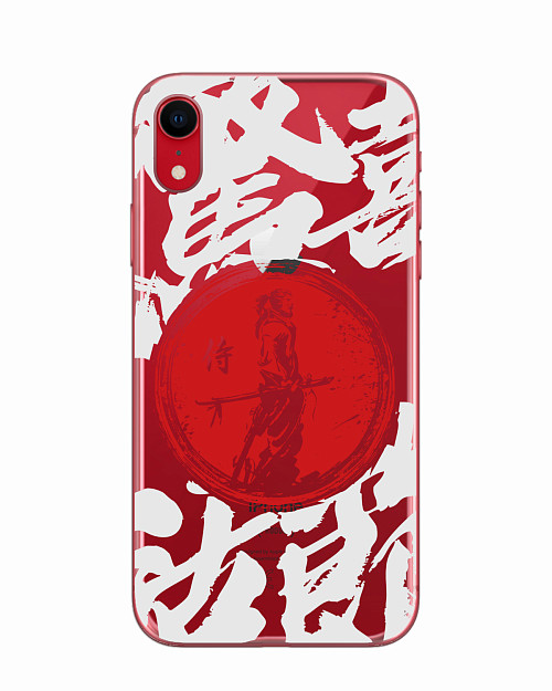 Силиконовый чехол для Apple iPhone Xr "Ронин воин Японии"