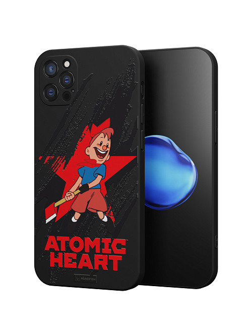 Силиконовый чехол для Apple iPhone 12 Pro Max "Atomic Heart: Пионер"