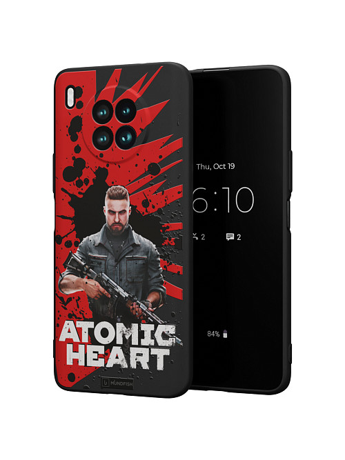 Силиконовый чехол для Honor 50 Lite "Atomic Heart: Майор Нечаев"