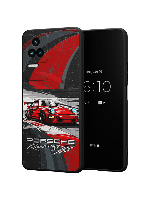 Силиконовый чехол для Poco F4 (5G) "Порше 911"