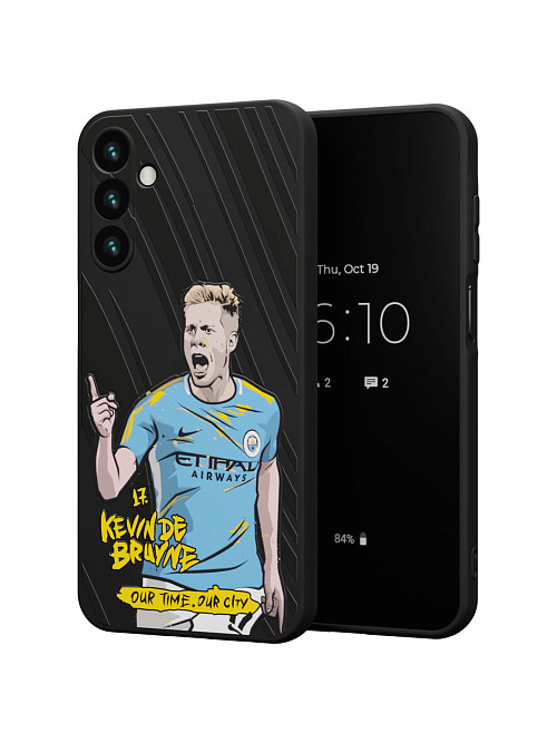 Силиконовый чехол для Samsung Galaxy A15 "NOVEL: Kevin de Bruyne"