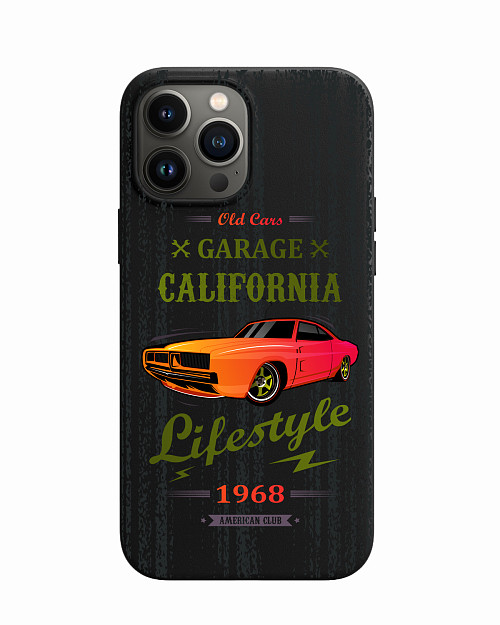 Силиконовый чехол для Apple iPhone 13 Pro Max Musclecar California