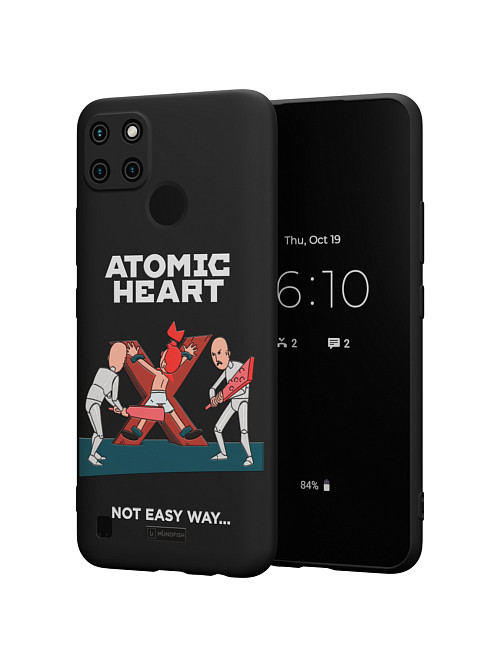 Силиконовый чехол для Realme C21Y "Atomic Heart: Not Easy Way"