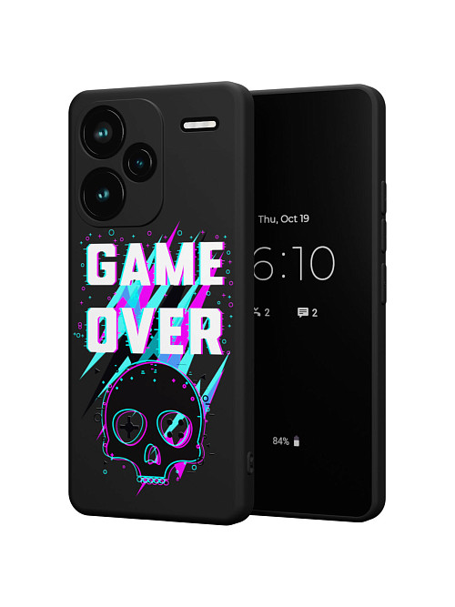 Силиконовый чехол для Xiaomi Redmi Note 13 Pro Plus (5G) "Game over"