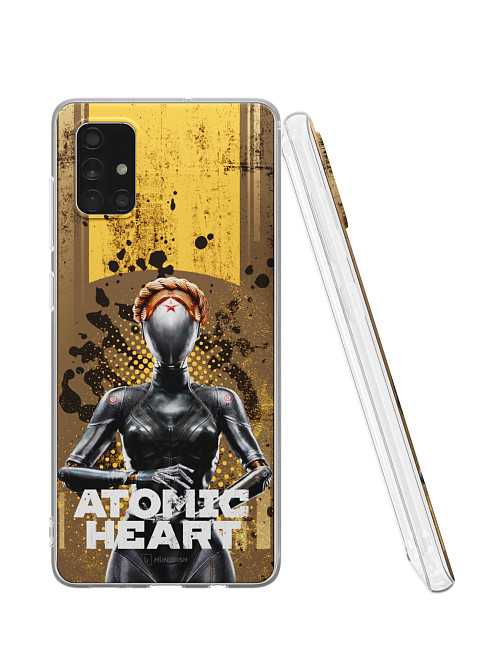 Силиконовый чехол для Samsung Galaxy A71 "Atomic Heart: Левая близняшка"