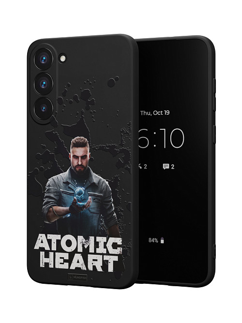 Силиконовый чехол для Samsung Galaxy S23 Plus "Atomic Heart: Товарищ Нечаев"