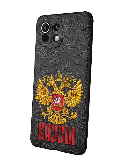 Силиконовый чехол для Xiaomi Mi 11 Lite "Россия"