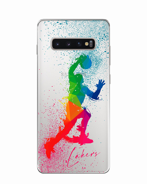 Силиконовый чехол для Samsung Galaxy S10 Plus Lakers