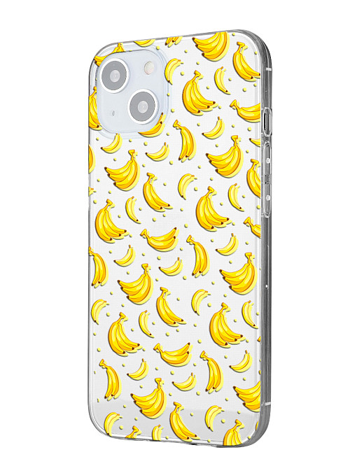 Силиконовый чехол для Apple iPhone 13 Бананы