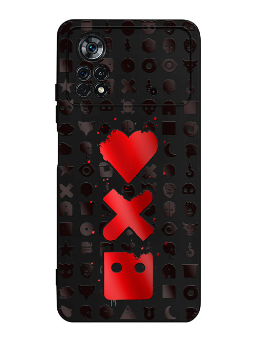 Силиконовый чехол для Poco X4 Pro (5G) Love Death Robots