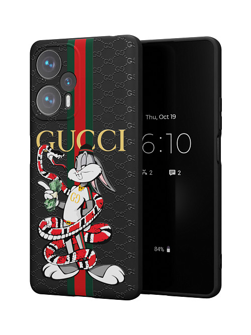 Силиконовый чехол для Xiaomi Redmi Note 12 Turbo "NOVEL: Багз Банни Gucci"