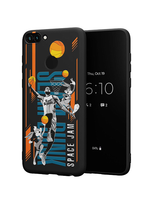 Силиконовый чехол для Huawei P Smart (2018) "NOVEL: Slam Dunk"