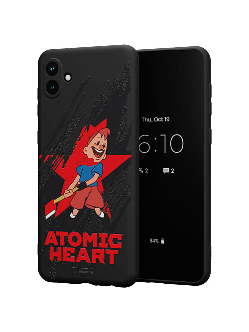 Силиконовый чехол для Samsung A04 (4G) "Atomic Heart: Пионер"