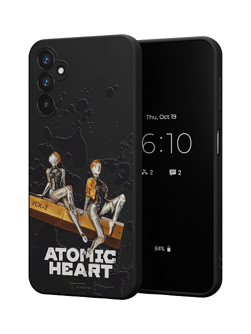 Силиконовый чехол для Samsung Galaxy A14 (5G) "Atomic Heart: Боевые близняшки"