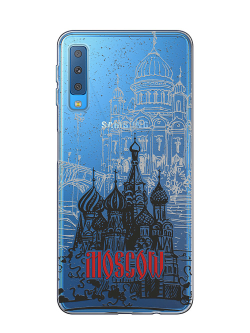 Силиконовый чехол для Samsung A7 2018 (A750) Москва