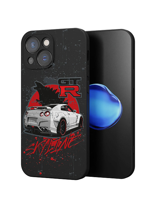 Силиконовый чехол для Apple iPhone 14 "Nissan SKYLINE GTR"