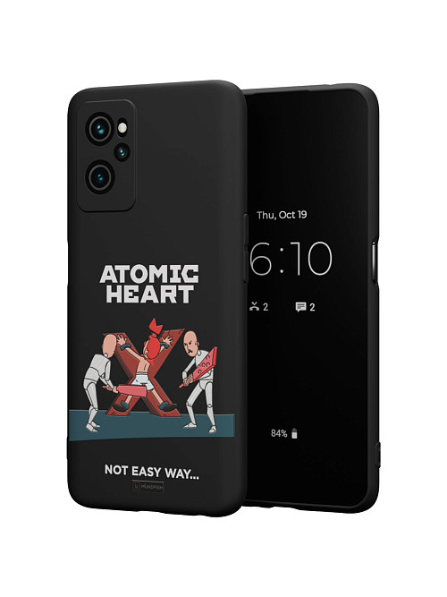 Силиконовый чехол для realme 9i "Atomic Heart: Not Easy Way"