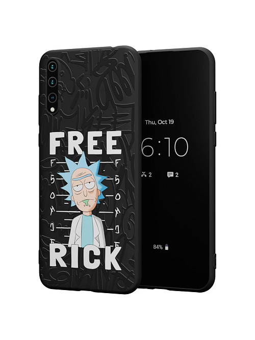 Силиконовый чехол для Huawei Y8p "NOVEL: Free Rick"