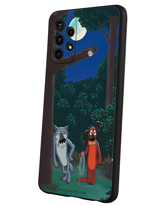 Силиконовый чехол для Samsung Galaxy A52 (4G) "Жил был пес: Ты что, по деревьям лазишь?"