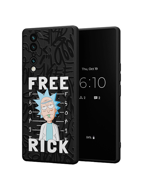 Силиконовый чехол для Honor 70 "NOVEL: Free Rick"