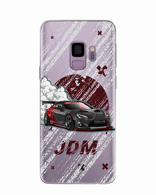 Силиконовый чехол для Samsung Galaxy S9 JDM машина