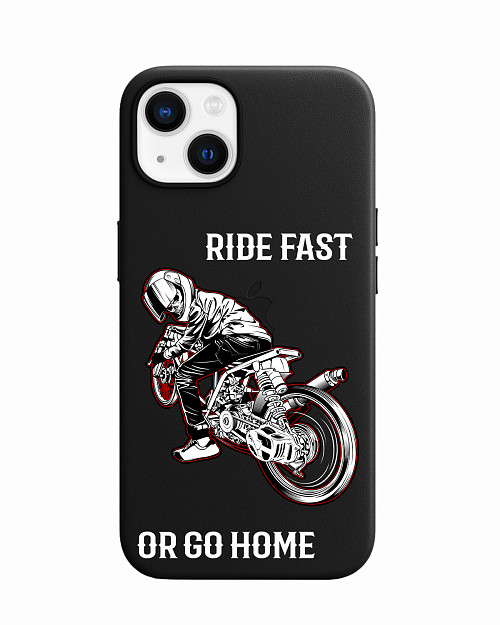 Силиконовый чехол для Apple iPhone 13 Ride fast or go home Силиконовый чехол для Apple iPhone 13 Ride fast or go home