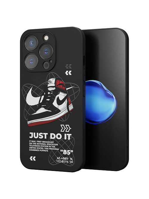 Силиконовый чехол для Apple iPhone 14 Pro "NOVEL: Just Do It"