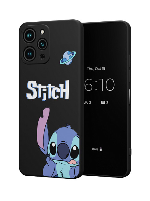 Силиконовый чехол для Xiaomi Redmi 12 "NOVEL: Stitch planet"