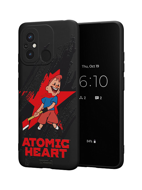 Силиконовый чехол для Poco C55 "Atomic Heart: Пионер"