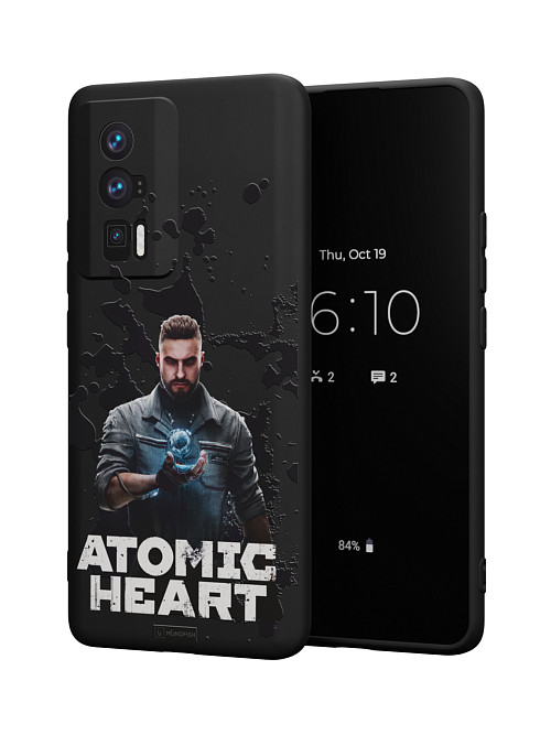 Силиконовый чехол для Poco F5 Pro "Atomic Heart: Товарищ Нечаев"