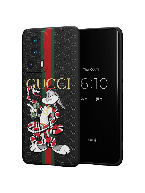 Силиконовый чехол для Xiaomi 13 Lite "NOVEL: Багз Банни Gucci"