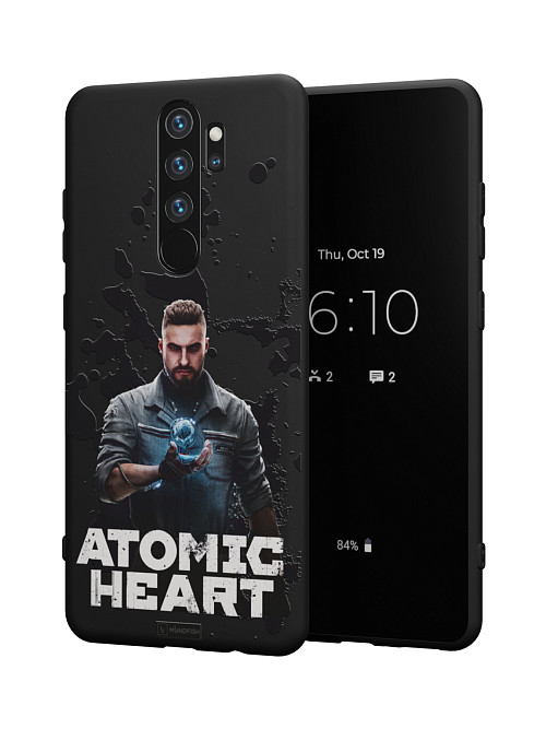 Силиконовый чехол для Xiaomi Redmi Note 8 Pro "Atomic Heart: Товарищ Нечаев"