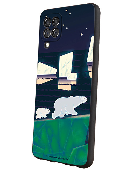 Силиконовый чехол для Samsung Galaxy A22 (4G) "Умка: Мама-медведица"