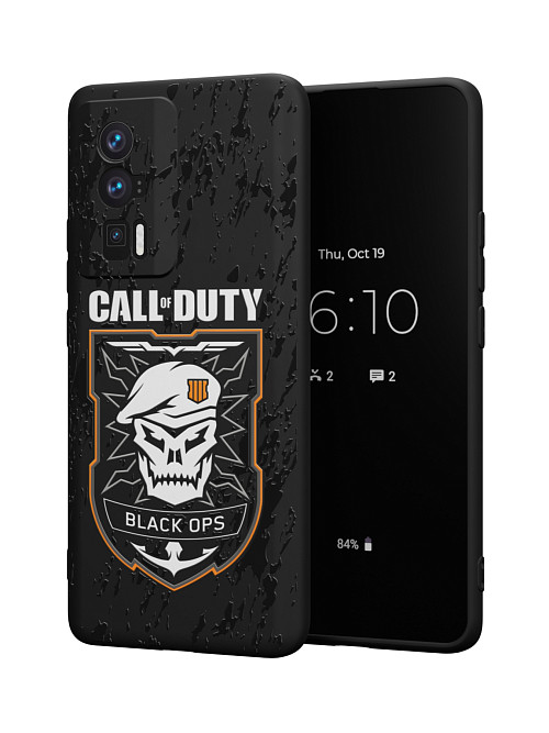 Силиконовый чехол для Poco F5 Pro "NOVEL: Call of Duty"