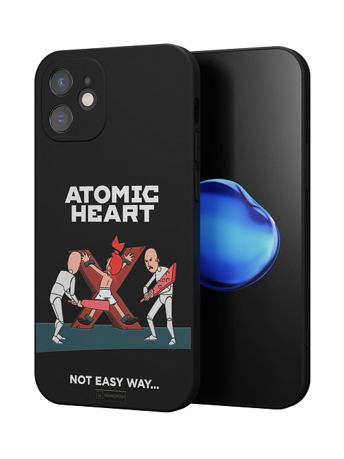 Силиконовый чехол для Apple iPhone 12 Mini "Atomic Heart: Not Easy Way"