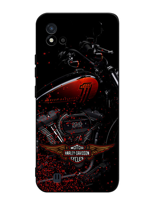 Силиконовый чехол для Realme C11 (2021) Мотоцикл Harley-Davidson