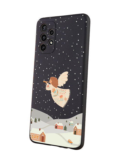 Силиконовый чехол для Samsung Galaxy A32 (4G) "Рождественский ангел"