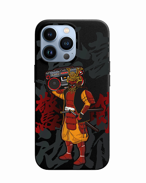 Силиконовый чехол для Apple iPhone 13 Pro Boombox Samurai